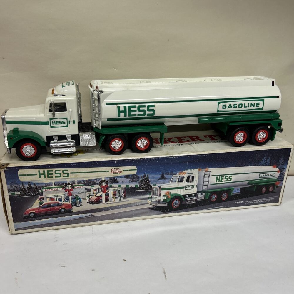 Vintage 1990 Hess Toy Tanker Truck READ DESCRIPTION